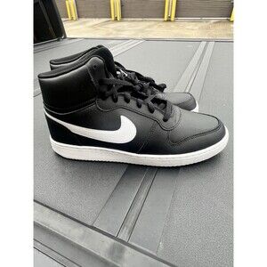 Nike Ebernon Mid Shoe AQ1773-002 Black/White Men's Athletic Sneaker Size 13